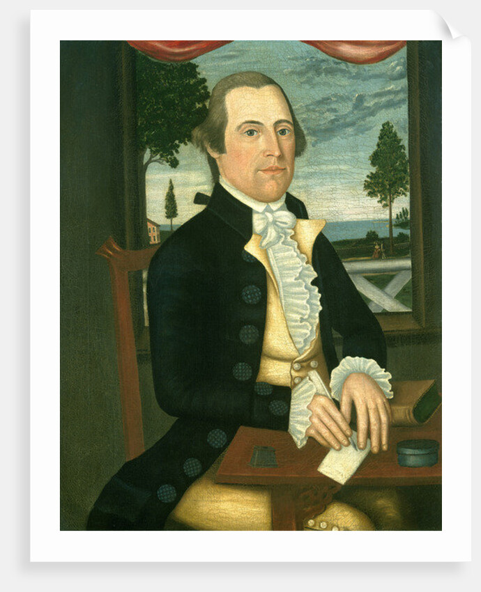 Captain Elisha Denison, c.1790 by Limner Denison