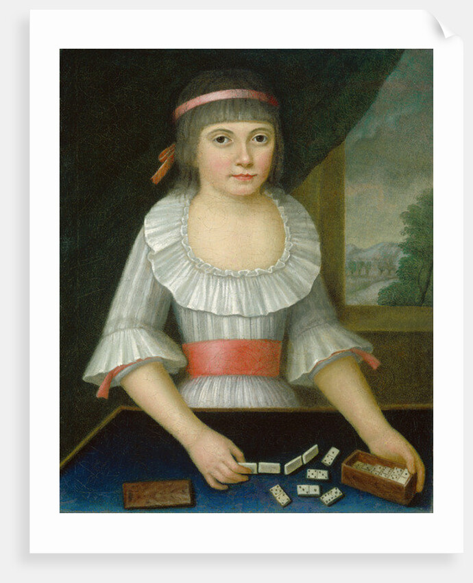 The Domino Girl, c.1790 by American School