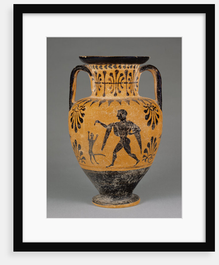 Etruscan black-figure neck amphora, c.490 BC by Greek school