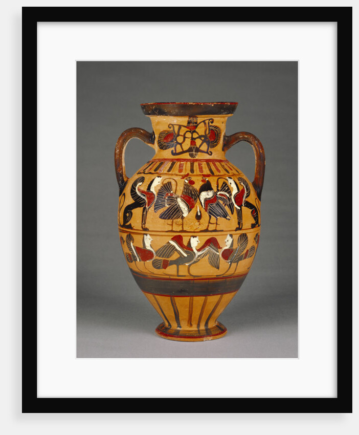 Athenian Attic black-figure Tyrrhenian amphora 575-50 BC by Greek school