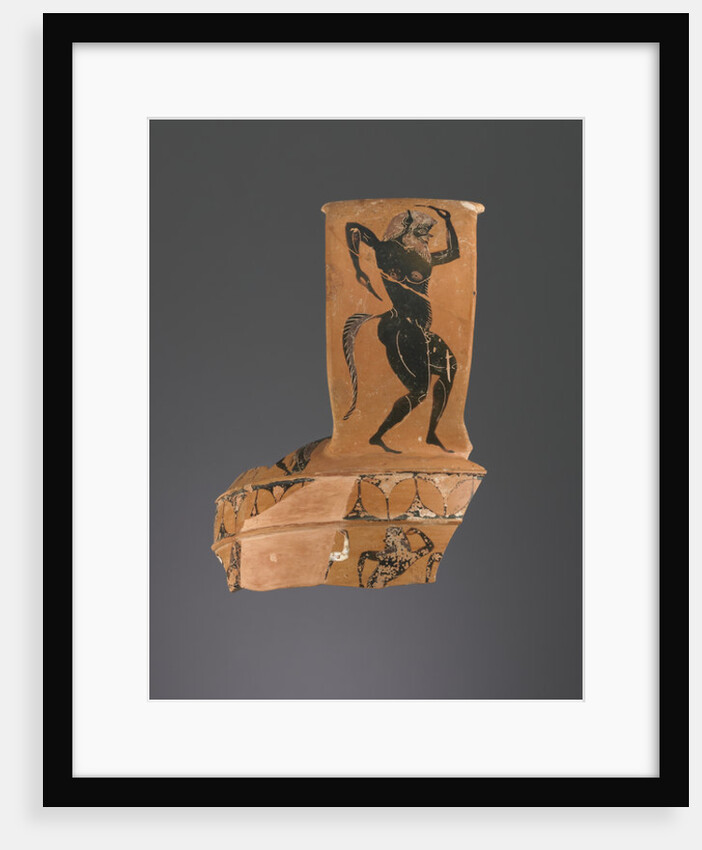 Athenian Attic black-figure Nikosthenic amphora fragment, c.550-40 BC by Greek school