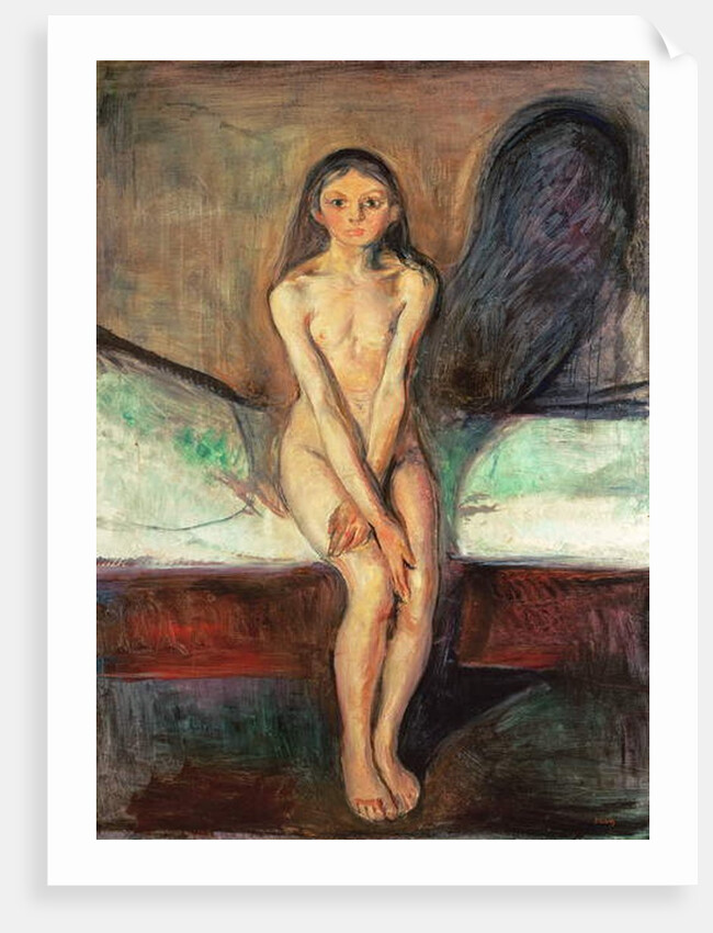 Puberty, 1894 by Edvard Munch
