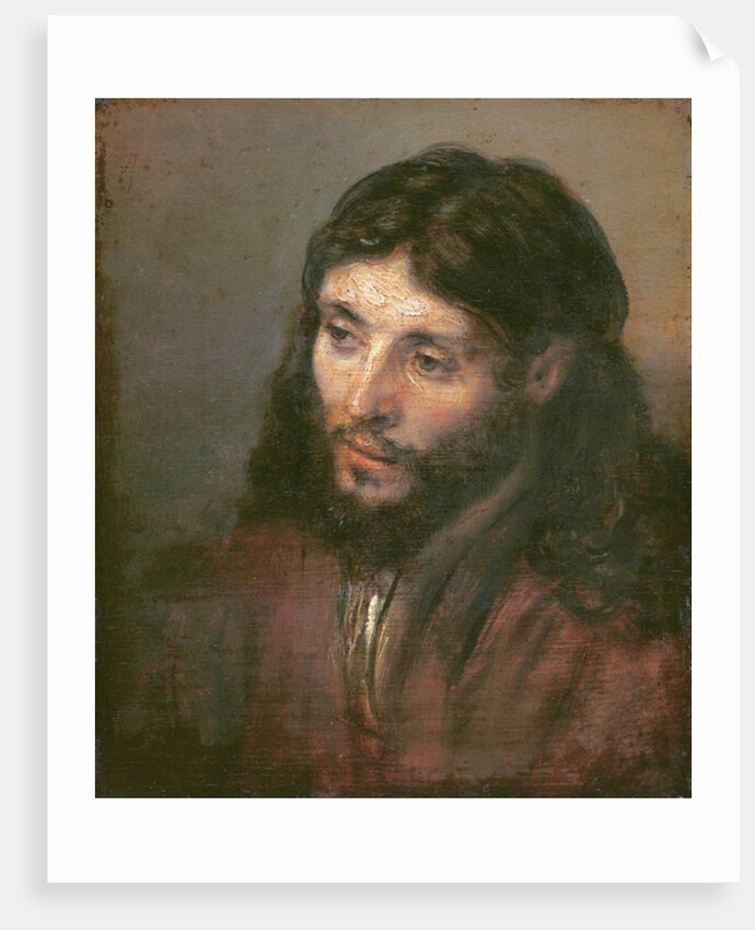 Head of Christ, c.1648 by Rembrandt Harmensz. van Rijn