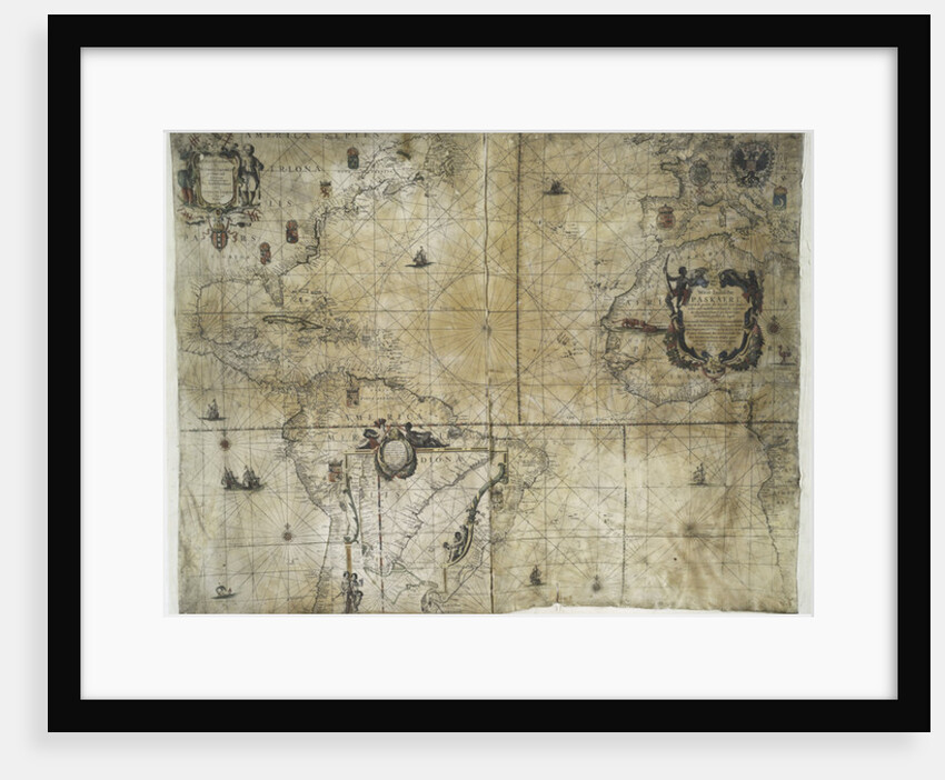 Territorial holdings of the Dutch West India Company, 1710 by Guillaume & Jean Bleau