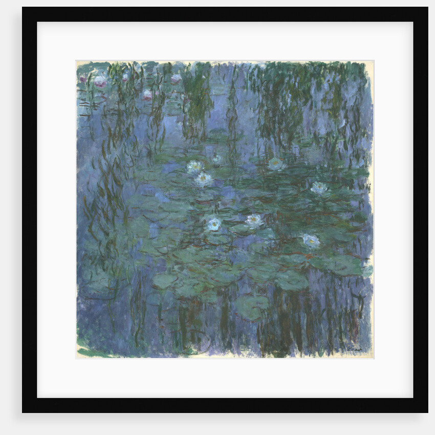 Blue Nympheas, 1916-9 by Claude Monet