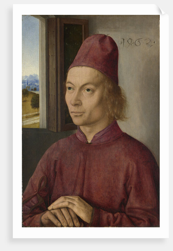Portrait of young man, perhaps Jan van Winckele, 1462 by Dirck Bouts