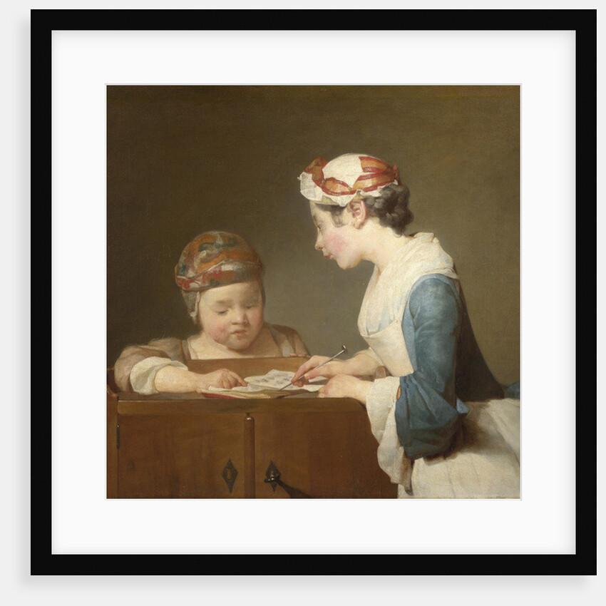The Young Schoolmistress, 1740 by Jean-Baptiste Simeon Chardin