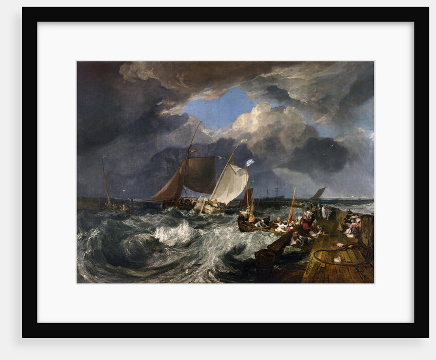Calais Pier: An English Packet Arriving, 1803 by Joseph Mallord William Turner