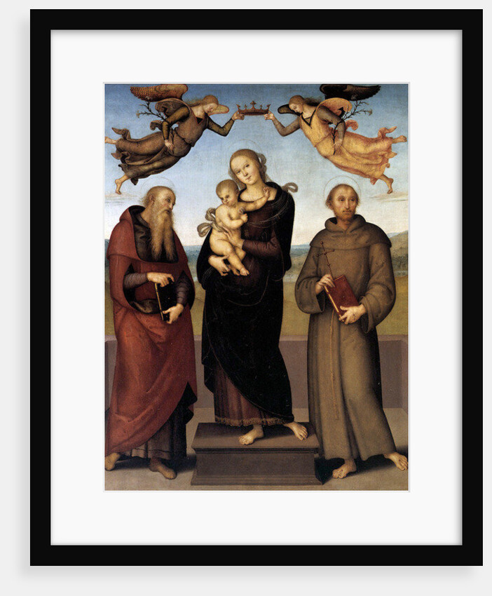 The Virgin of Loretto with Saint Jerome and Saint Francis, 1507-15 by Pietro Perugino