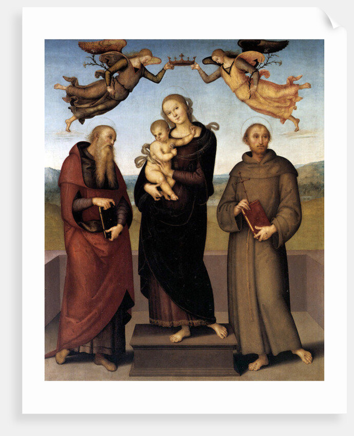 The Virgin of Loretto with Saint Jerome and Saint Francis, 1507-15 by Pietro Perugino