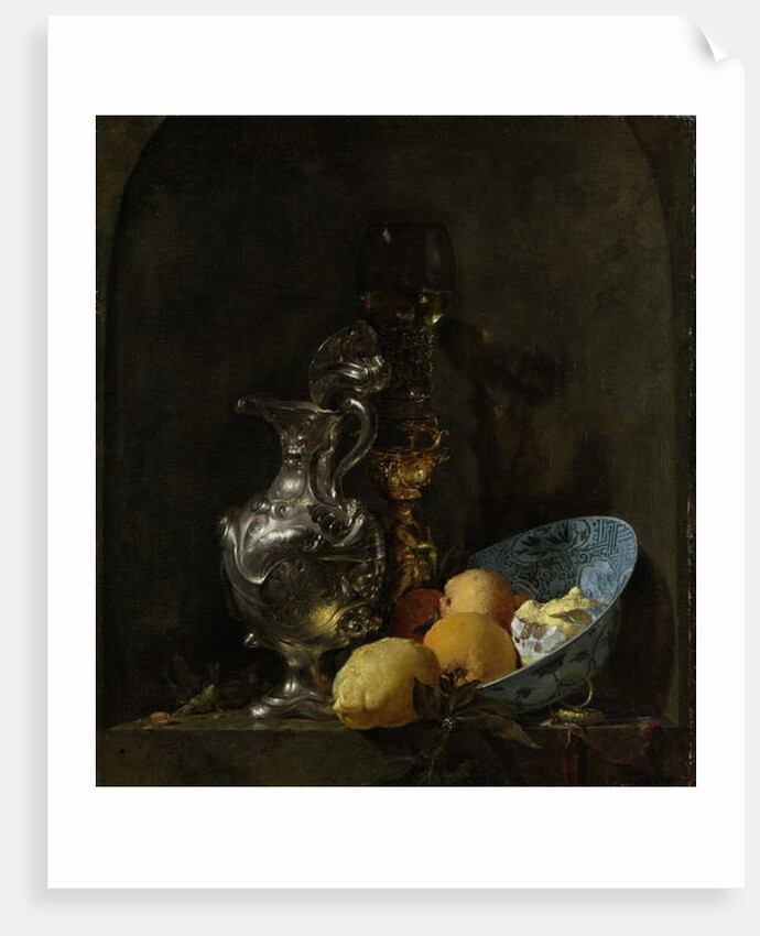 Still life with silver ewer, 1655-60 by Willem Kalf