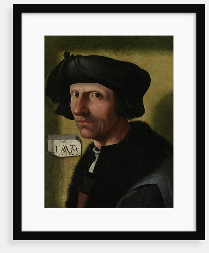 Portrait of Jacob Cornelisz van Oostsanen, c.1533 by Jacob Cornelisz van Oostsanen