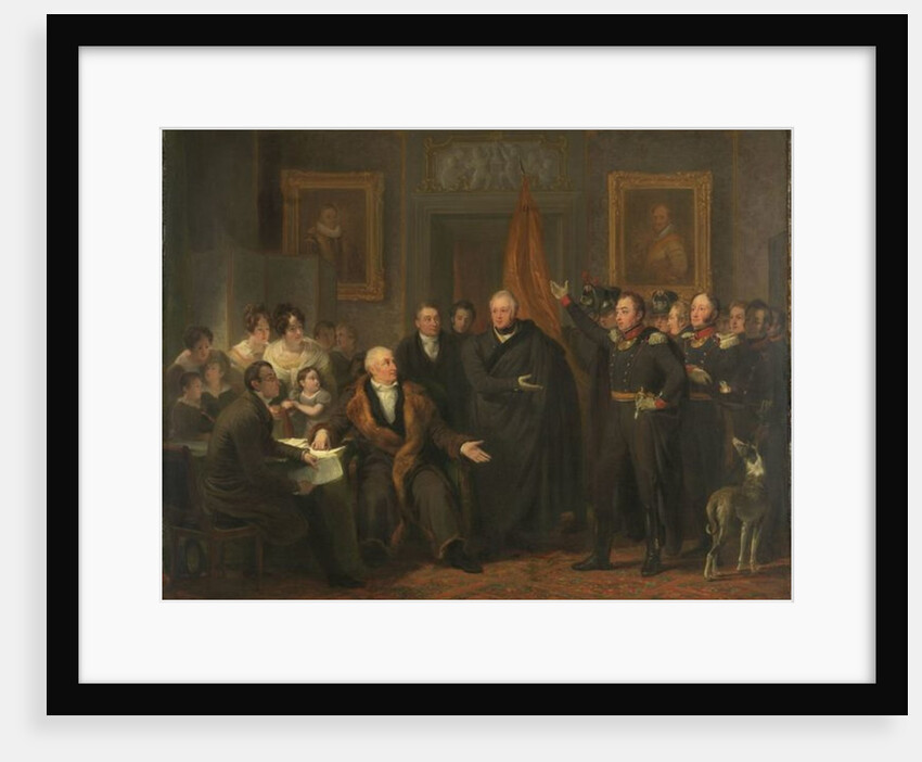 Triumvirate Assuming Power in the Name of the Prince of Orange, 21 November 1813, c.1828 by Jan Willem Pieneman