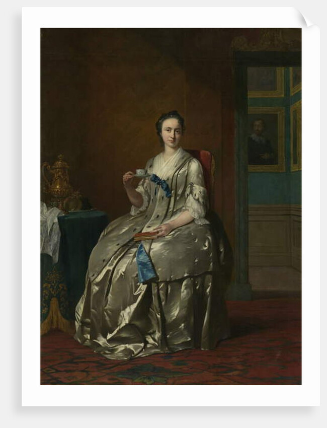 Portrait of Machteld Muilman, c.1745-7 by Frans van der Mijn