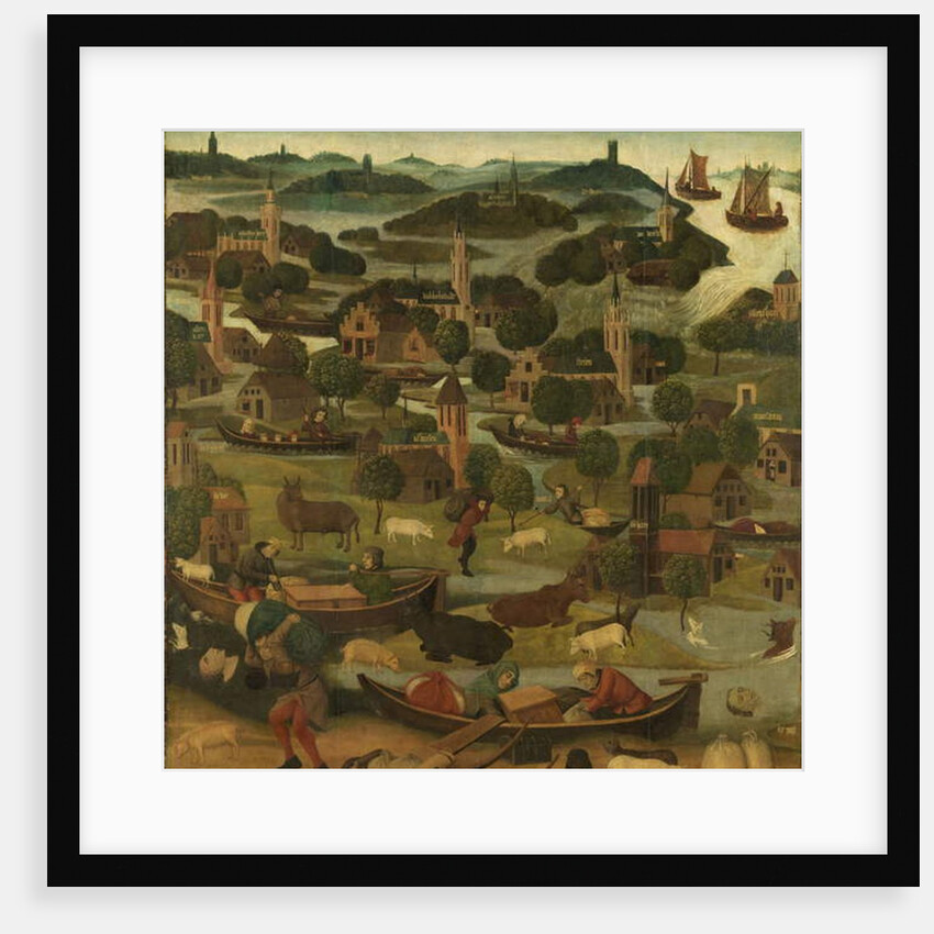 St Elizabeth's Day Flood, c.1490-c.1495 by Master of the St.Elizabeth panels