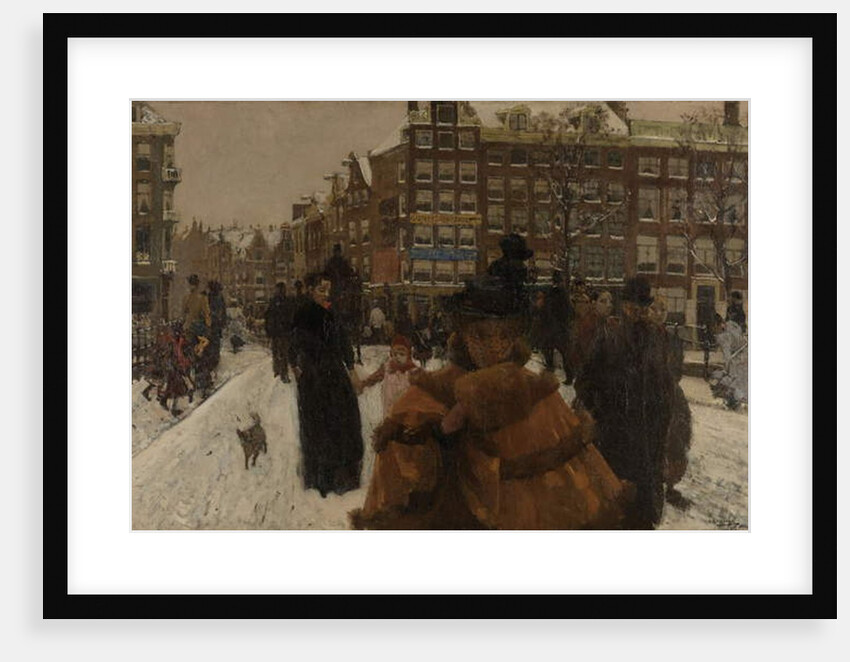 The Singel Bridge at the Paleisstraat in Amsterdam, 1896-8 by Georg-Hendrik Breitner