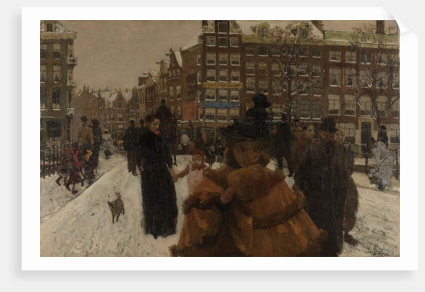 The Singel Bridge at the Paleisstraat in Amsterdam, 1896-8 by Georg-Hendrik Breitner