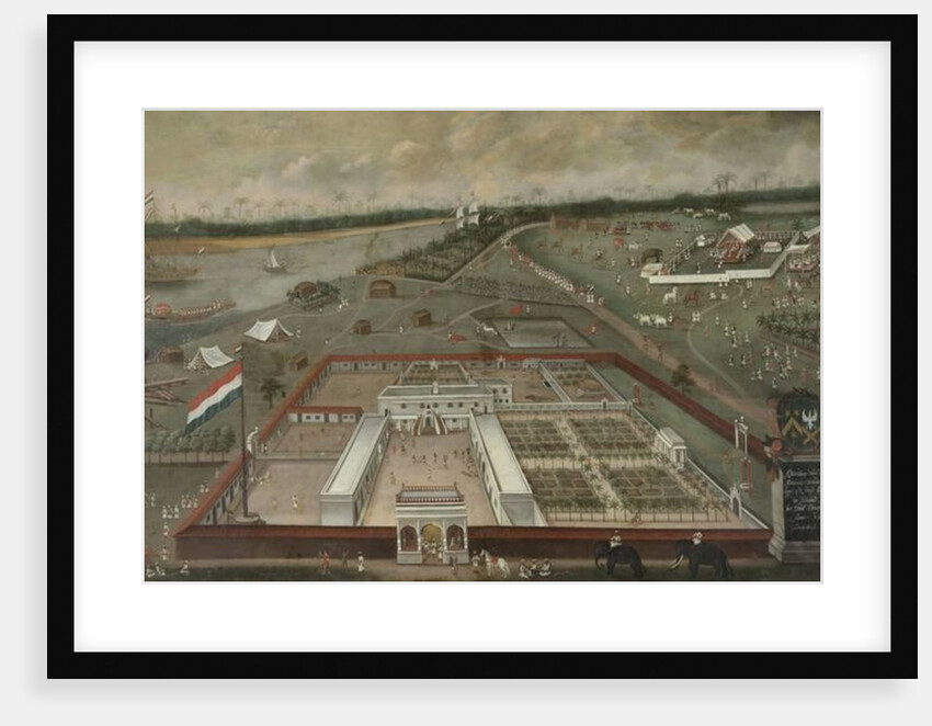 The Trading Post of the Dutch East India Company beside the Ganges in Hooghly, Bengal, 1665 by Hendrik van Schuylenburgh