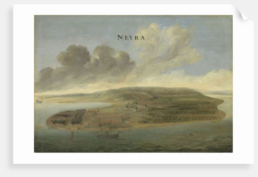 Dutch East India Company Trading Post of Banda Neira in the Southern Moluccas, c.1662-3 by Johannes Vinckeboons