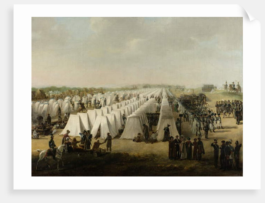 The Army Camp at Rijen, 1831-5 by Dutch School