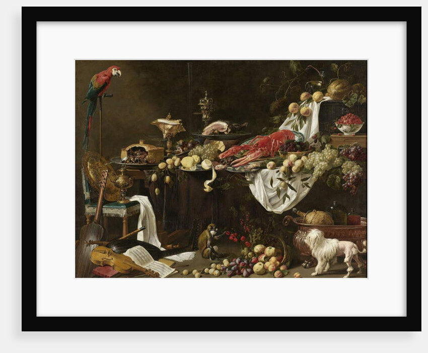 Banquet Still Life, 1644 by Adriaen van Utrecht