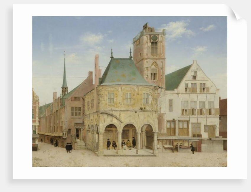 The Old Town Hall of Amsterdam, 1657 by Pieter Jansz Saenredam