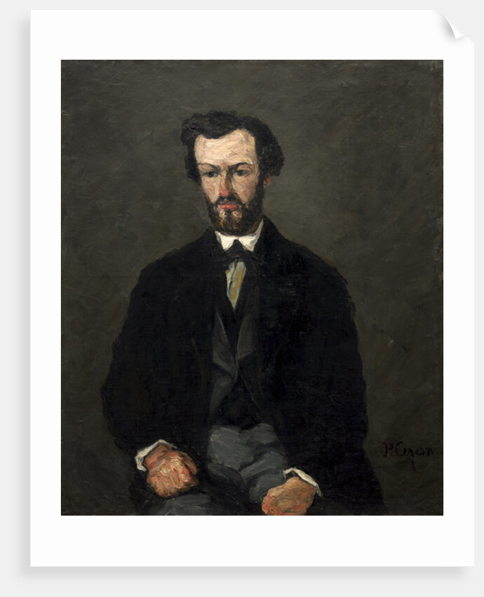 Antony Valabrègue, 1866 by Paul Cezanne
