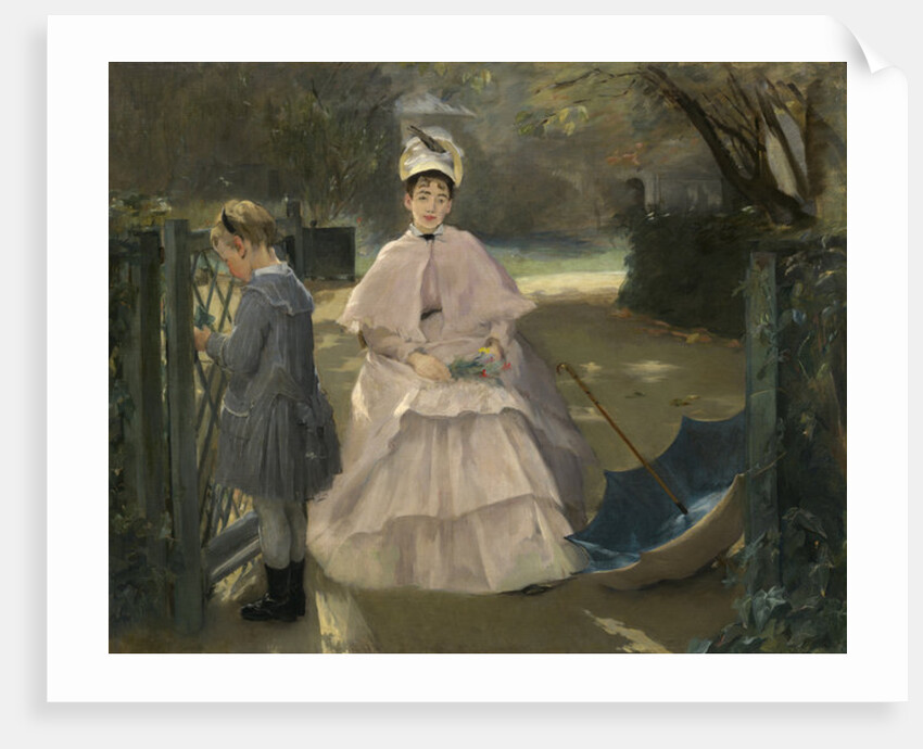 Nanny and Child, 1877-8 by Eva Gonzales