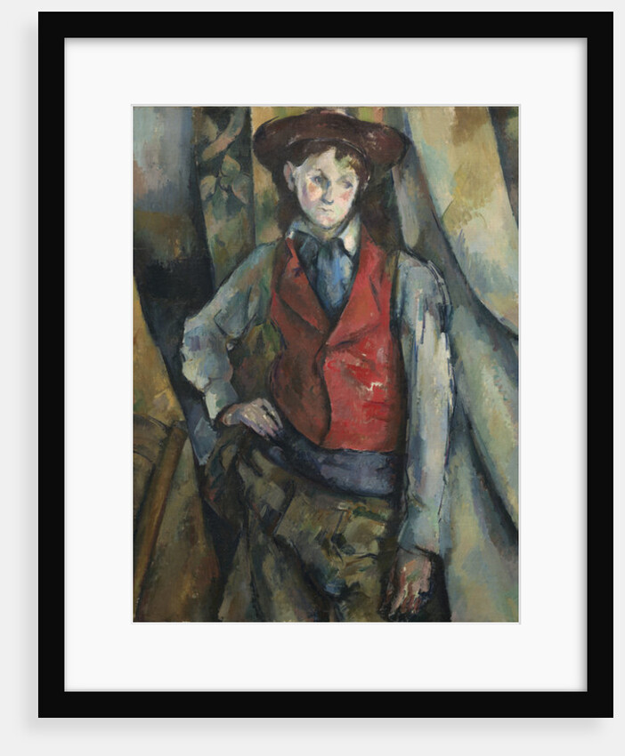 Boy in a Red Waistcoat, 1888-90 by Paul Cezanne