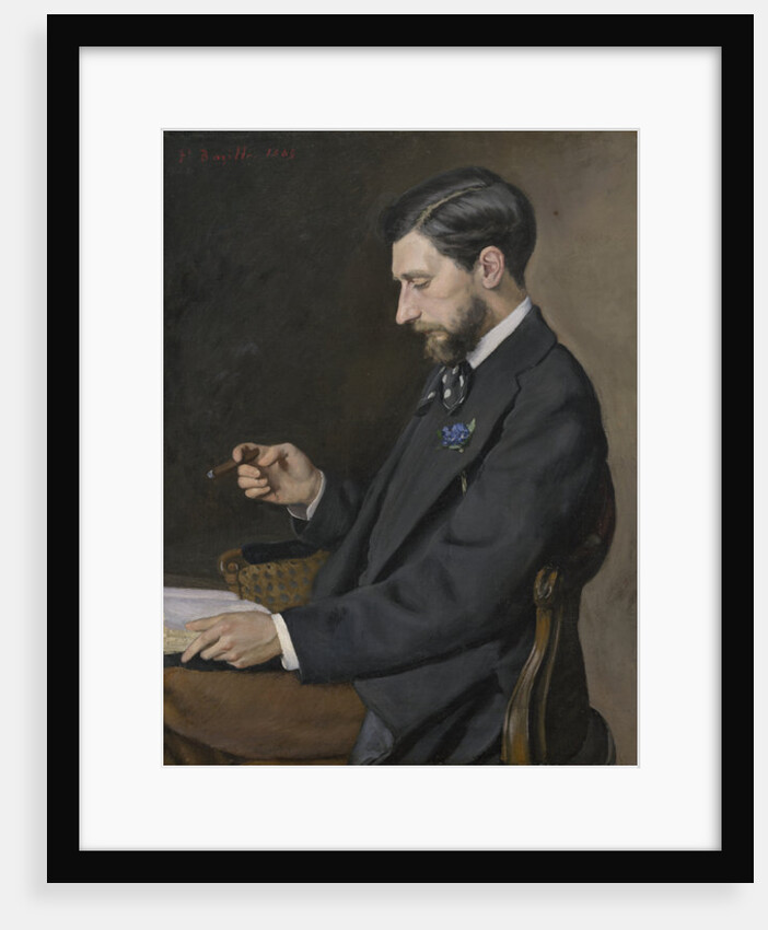 Edmond Maître, 1869 by Jean Frederic Bazille