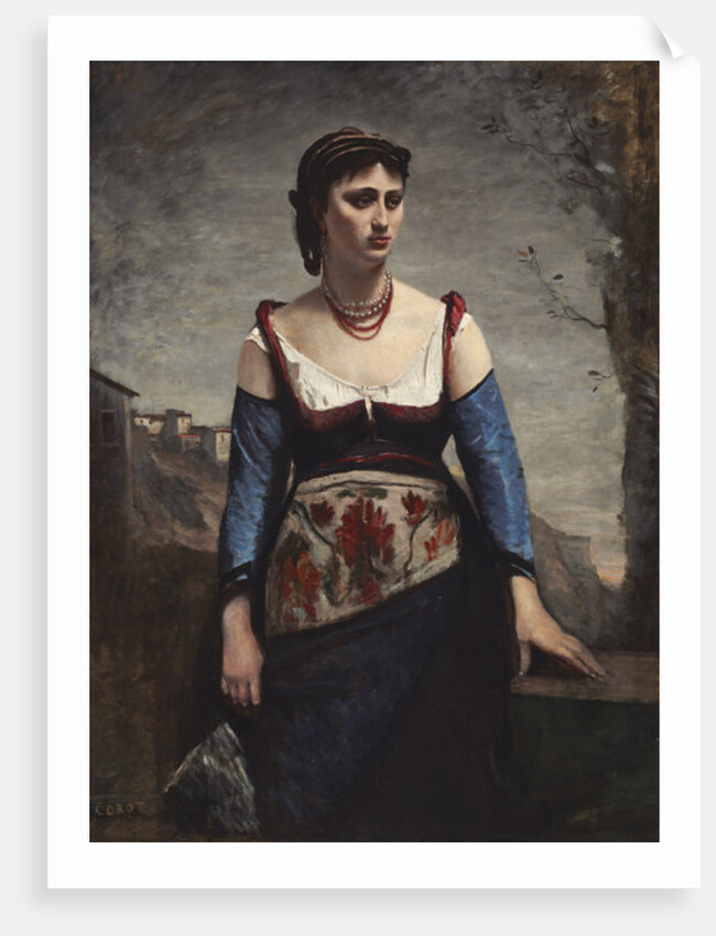 Agostina, 1866 by Jean Baptiste Camille Corot