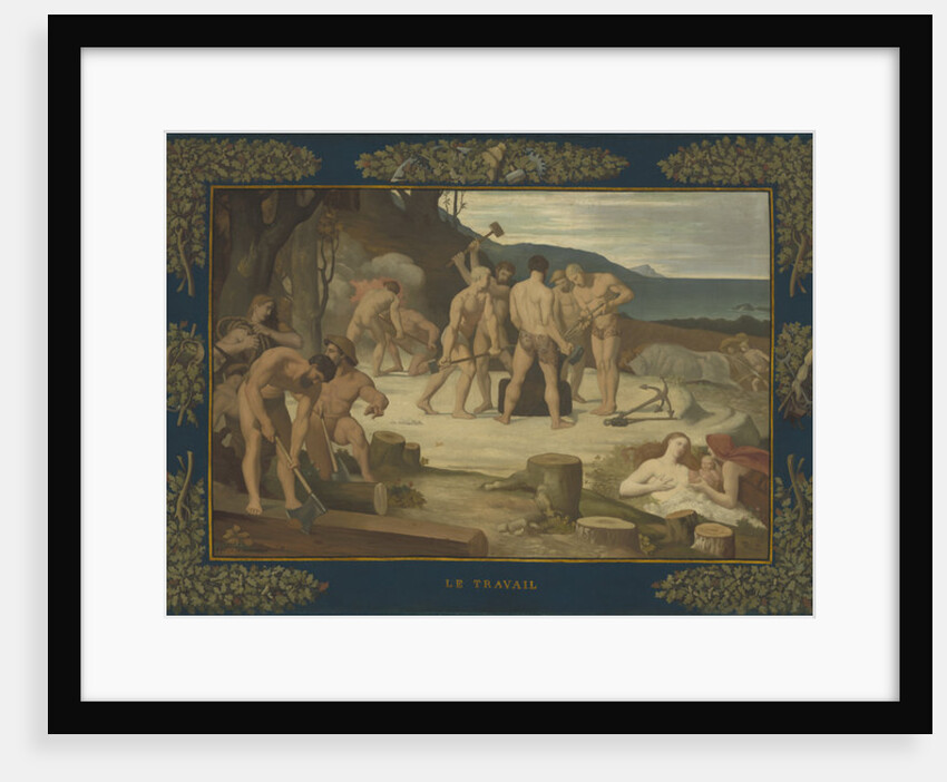Work, c.1863 by Pierre Puvis de Chavannes