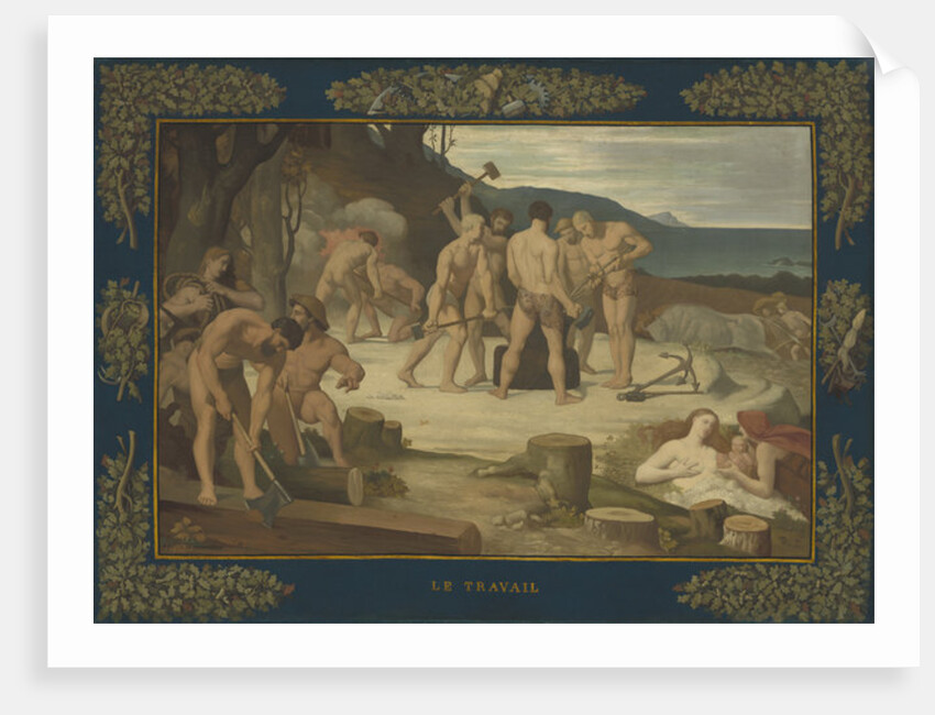 Work, c.1863 by Pierre Puvis de Chavannes