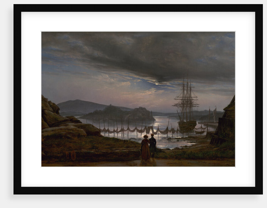 View from Vaekero near Christiania, 1827 by Johan Christian Dahl