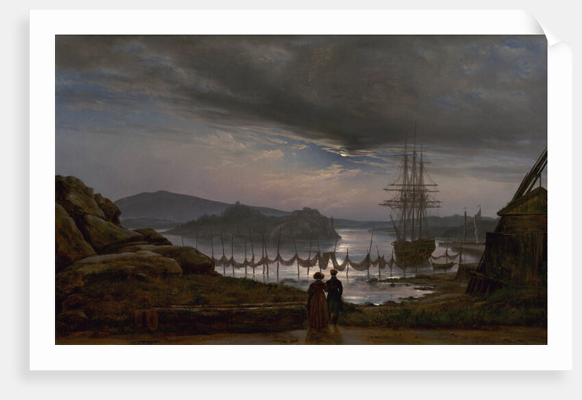 View from Vaekero near Christiania, 1827 by Johan Christian Dahl