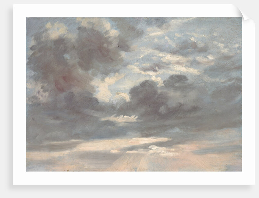 Cloud Study: Stormy Sunset, 1821-2 by John Constable