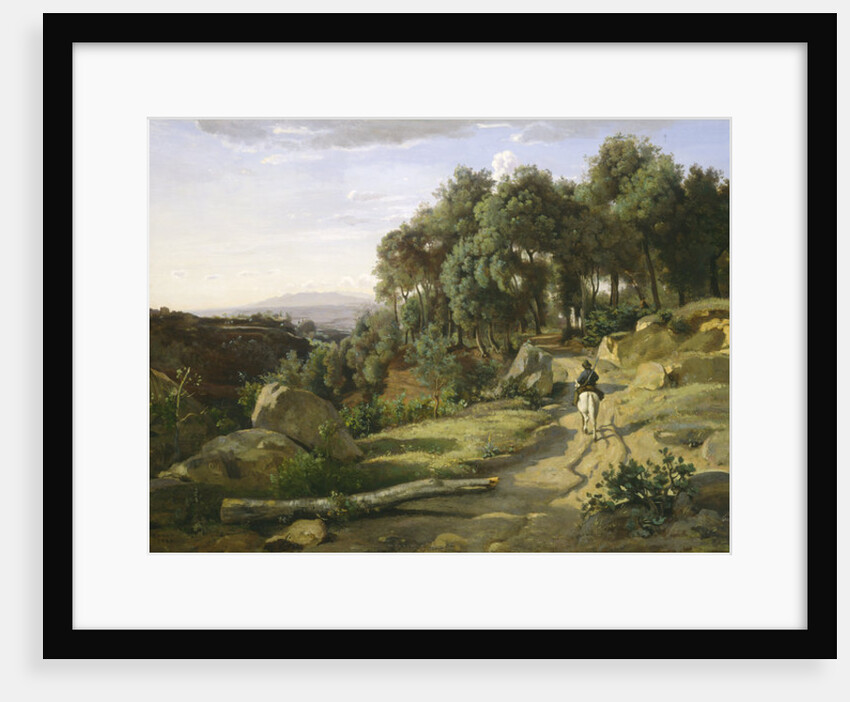 A View near Volterra, 1838 by Jean Baptiste Camille Corot