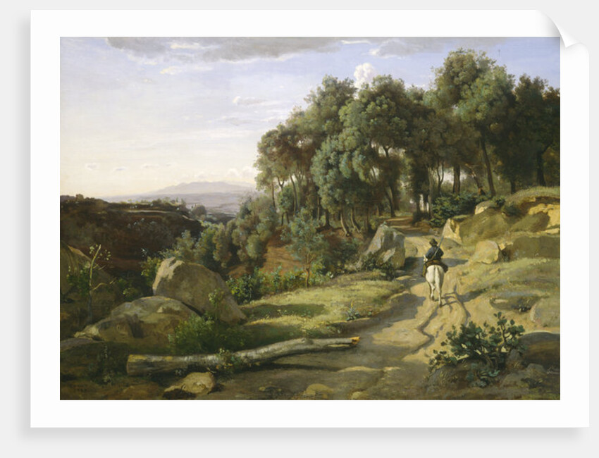 A View near Volterra, 1838 by Jean Baptiste Camille Corot
