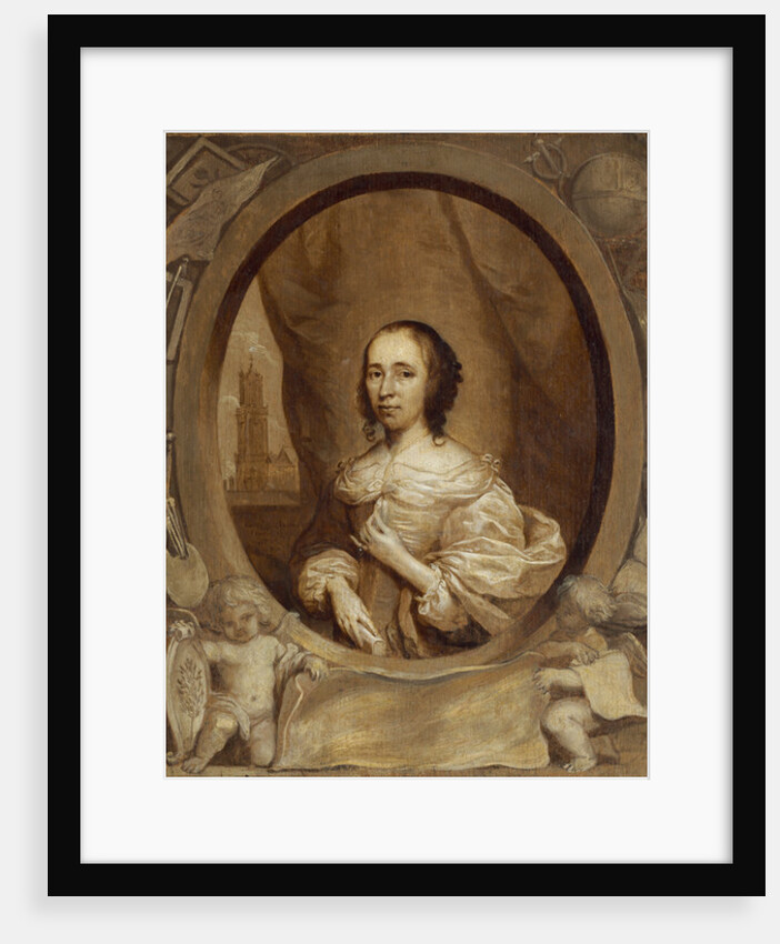 Anna Maria van Schurman, 1657 by Cornelius Janssen van Ceulen