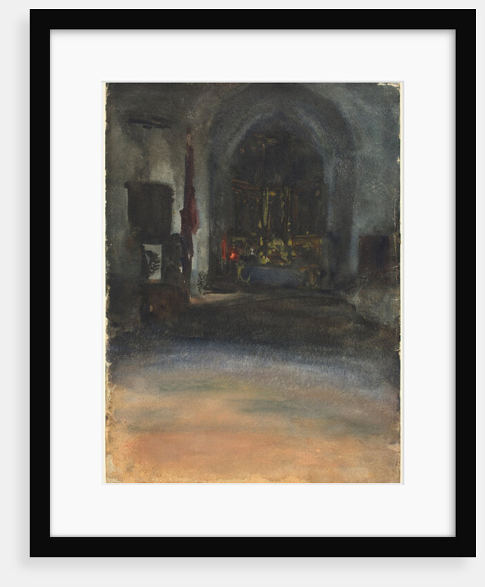 Spanish Church Interior, c.1880 by John Singer Sargent