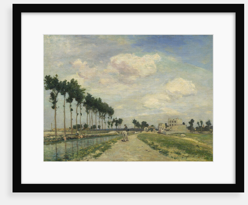 The Towpath, 1864 by Johan-Barthold Jongkind