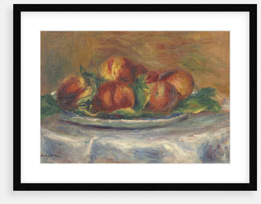 Peaches on a Plate, 1902-5 by Pierre Auguste Renoir
