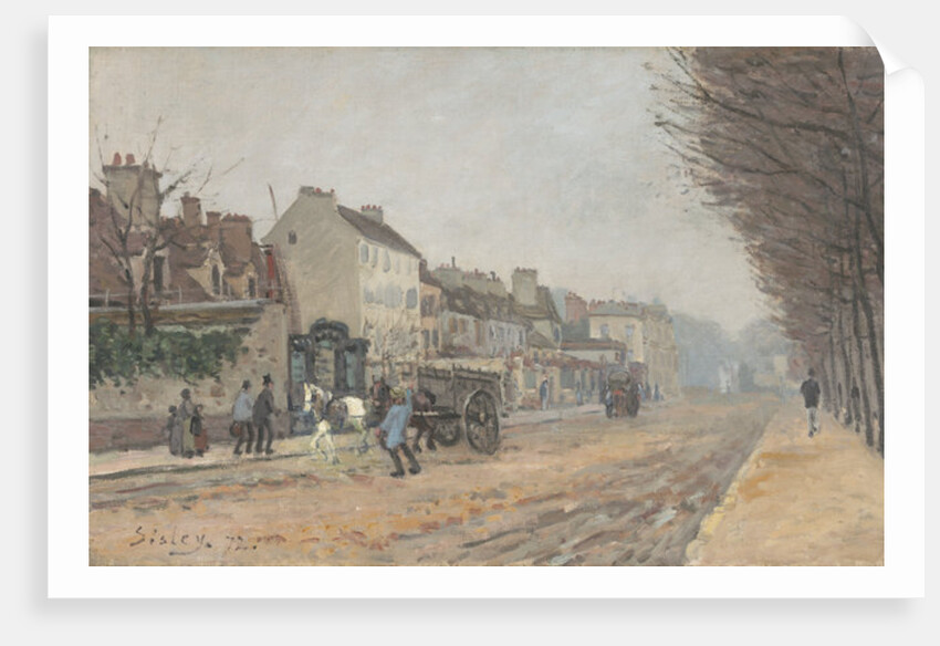 Boulevard Héloïse, Argenteuil, 1872 by Alfred Sisley