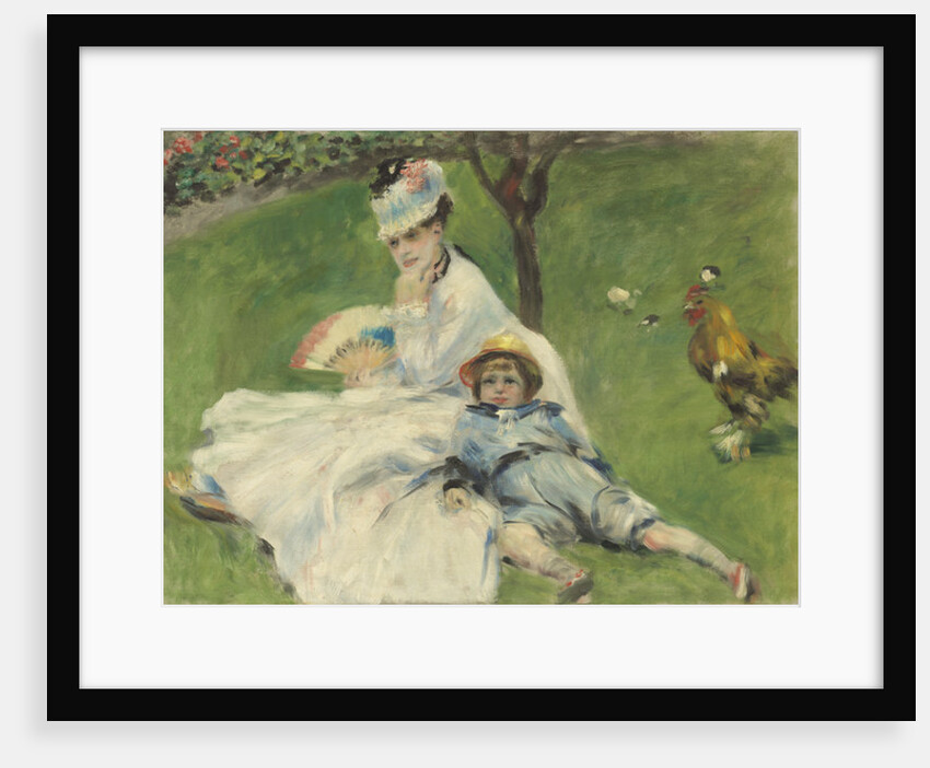 Madame Monet and Her Son, 1874 by Pierre Auguste Renoir