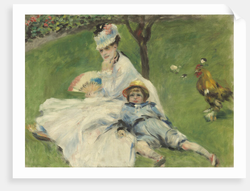 Madame Monet and Her Son, 1874 by Pierre Auguste Renoir