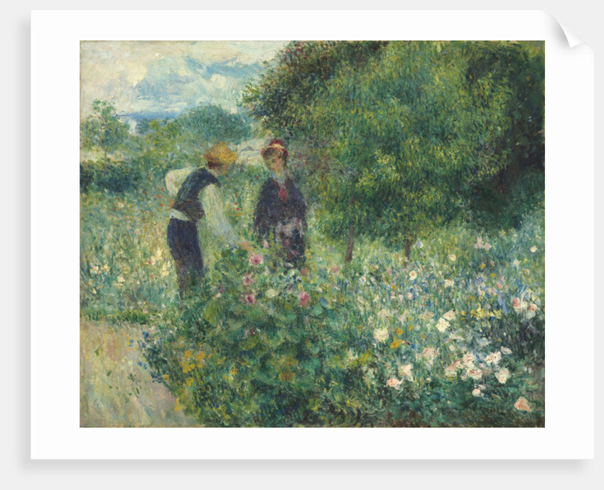 Picking Flowers, 1875 by Pierre Auguste Renoir