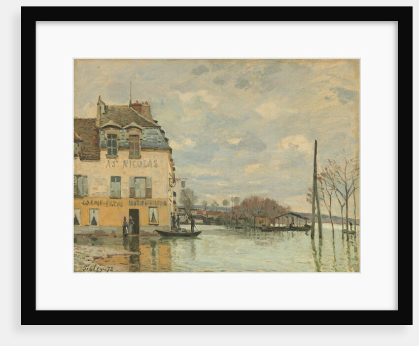 Flood at Port-Marly, 1872 by Alfred Sisley