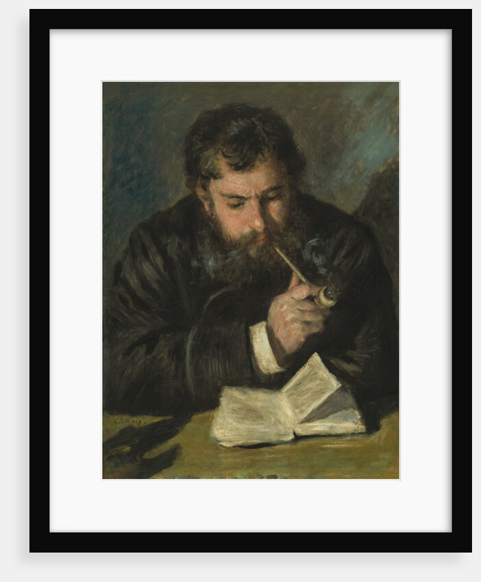 Claude Monet, 1872 by Pierre Auguste Renoir