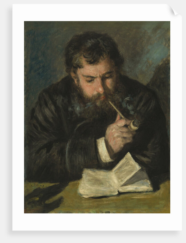 Claude Monet, 1872 by Pierre Auguste Renoir
