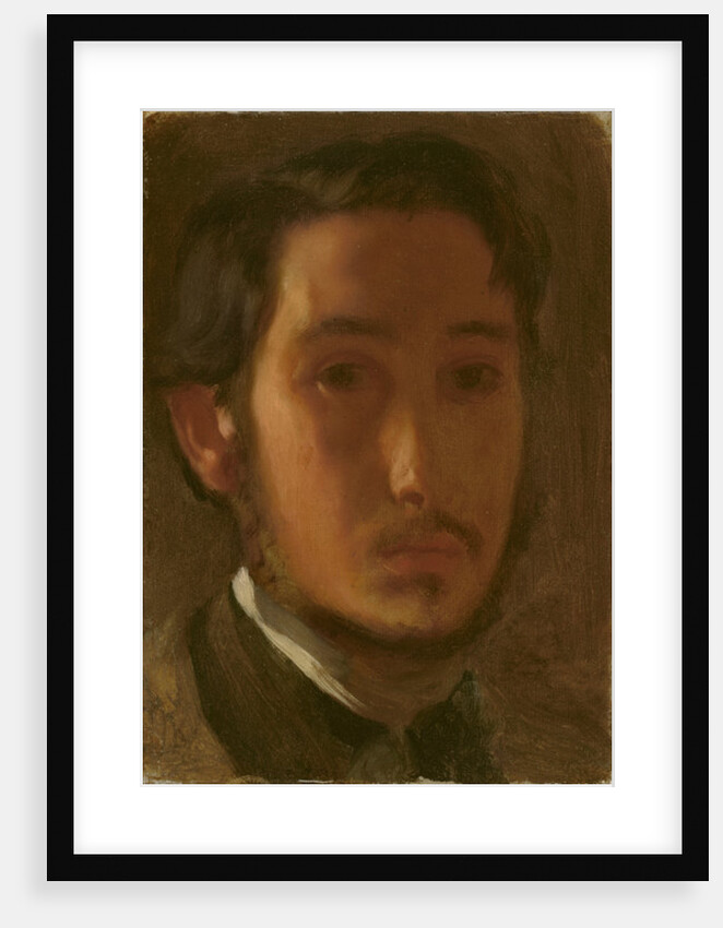 Self-Portrait with White Collar, c.1857 by Edgar Degas